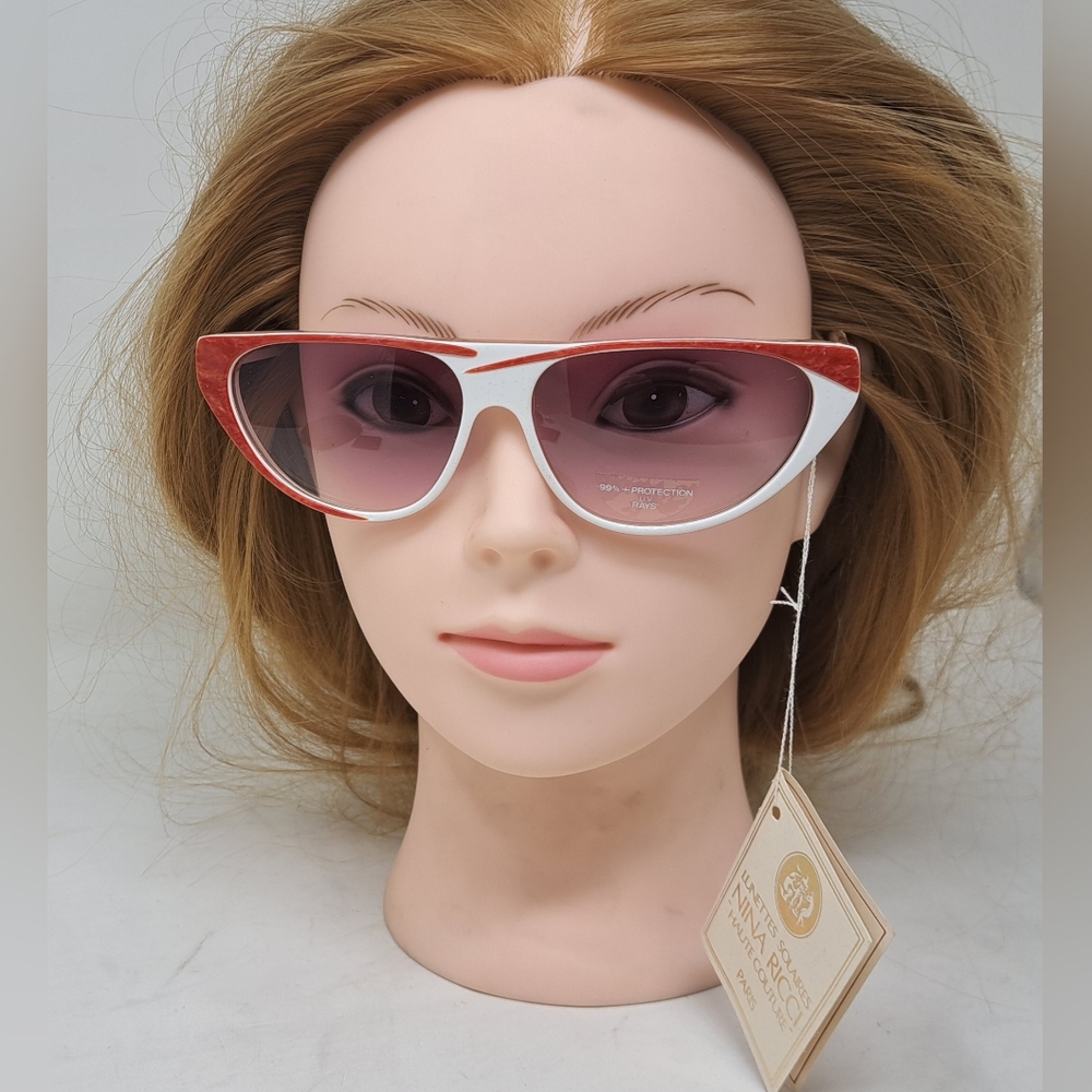 NWT Nina Ricci Women's Sunglasses Retro Vintage 70s 80s Hand Made Paris 1042 CL - Picture 9 of 16